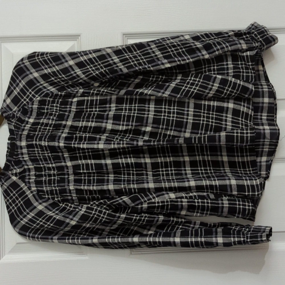 Lucky brand Flannel like blouse